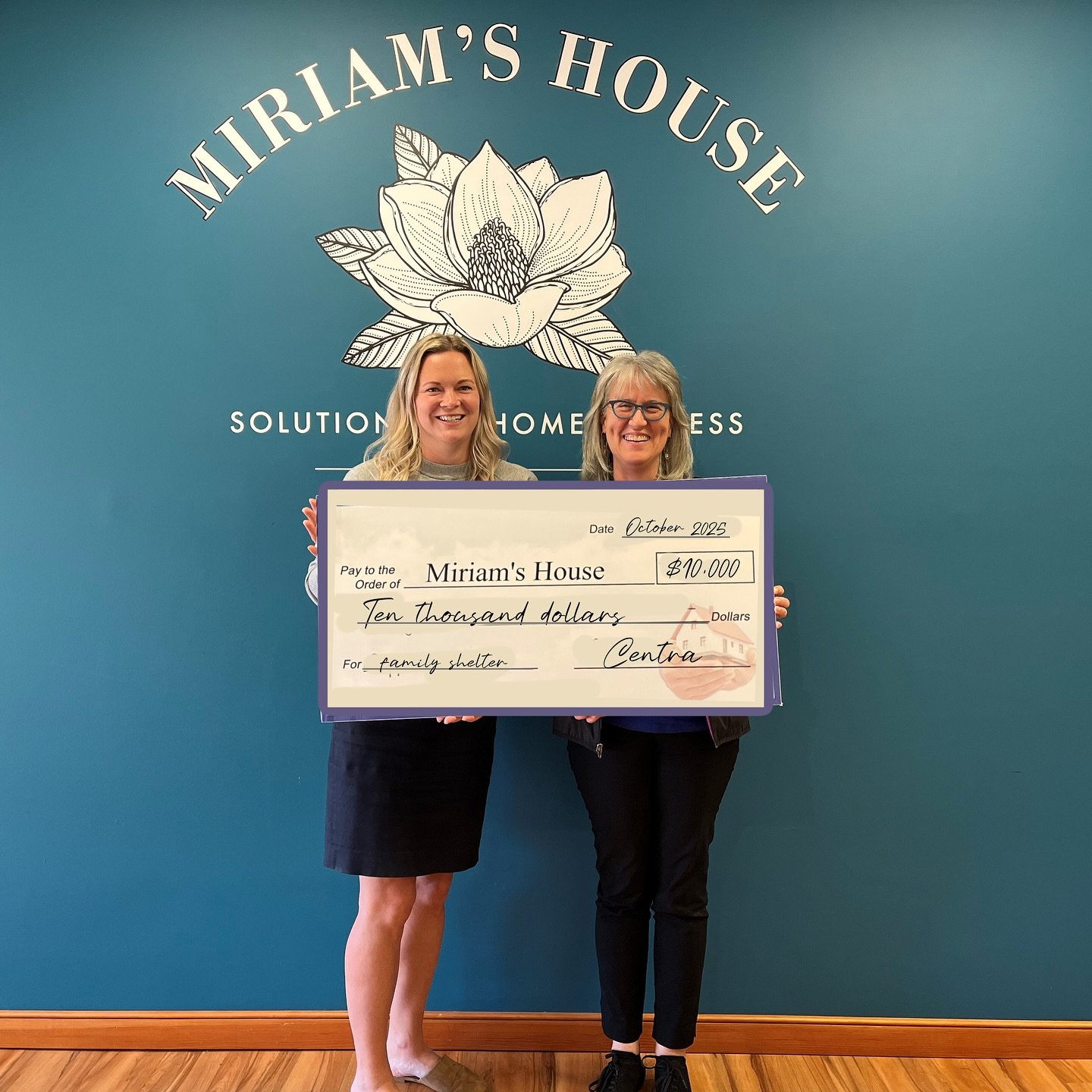 We are thrilled to share that Centra has awarded a $10,000 grant to support our new family shelter! This investment will directly impact local parents and children in need of safety, stability, and hope. Thank you, Centra!