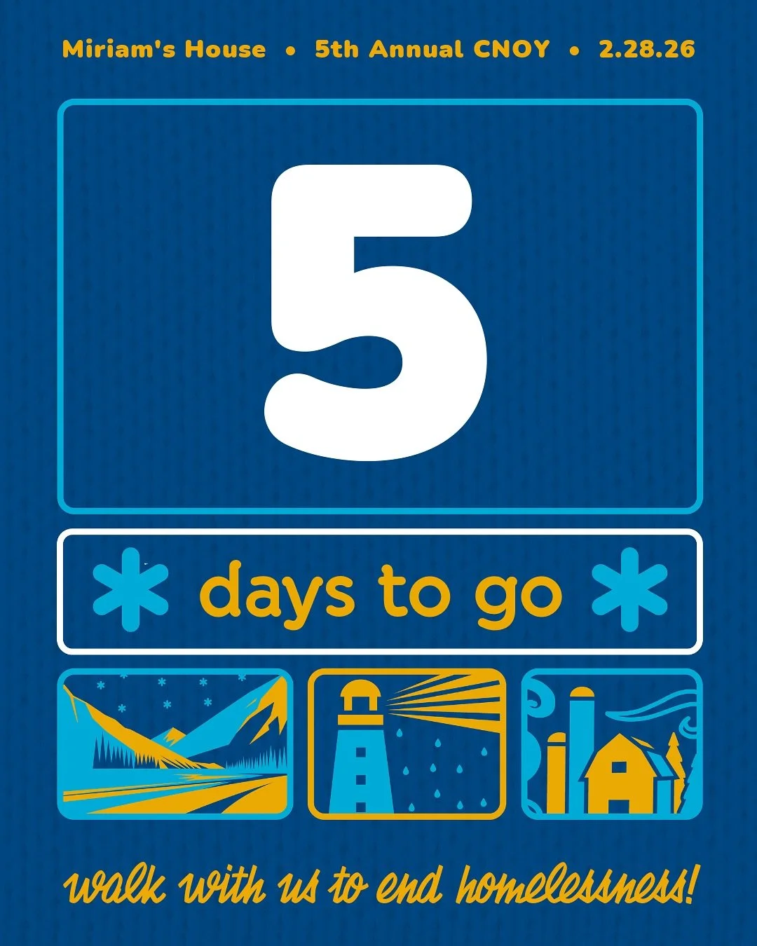 If you had to describe Coldest Night of the Year in just ONE word, what would it be? 
 
🫶Community &ndash; because we show up for one another. 
❄️Challenge &ndash; because braving the cold is no small feat. 
🤪Fun-filled &ndash; because we always ha