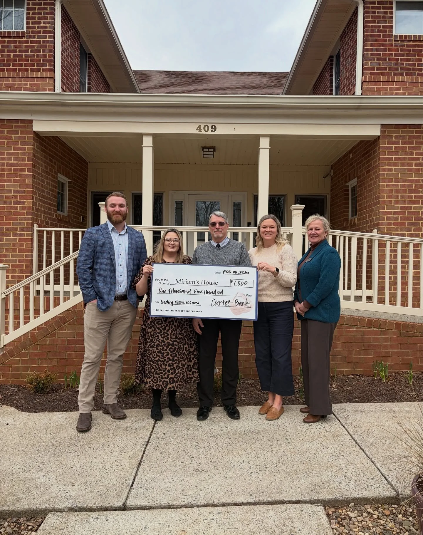 We&rsquo;re grateful for great community partners like Carter Bank!

Anthony and his team from the Langhorne Road location stopped today by to present a generous donation and learn more about our work to end homelessness in our community. Partnership