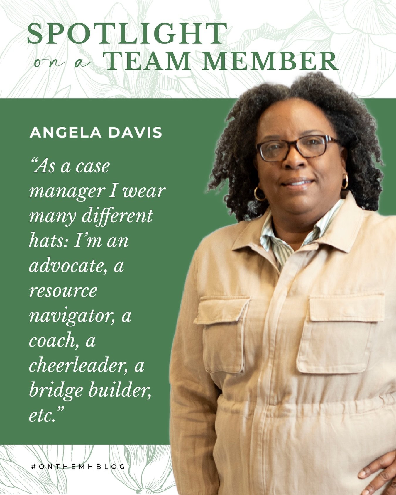 Now #ontheMHBlog!

At Miriam&rsquo;s House, we know that the strength behind our work lies in our dedicated, smart, and passionate staff&mdash;like Angela Davis. As a Housing Case Manager, Angela has been an integral part of our team since early 2023