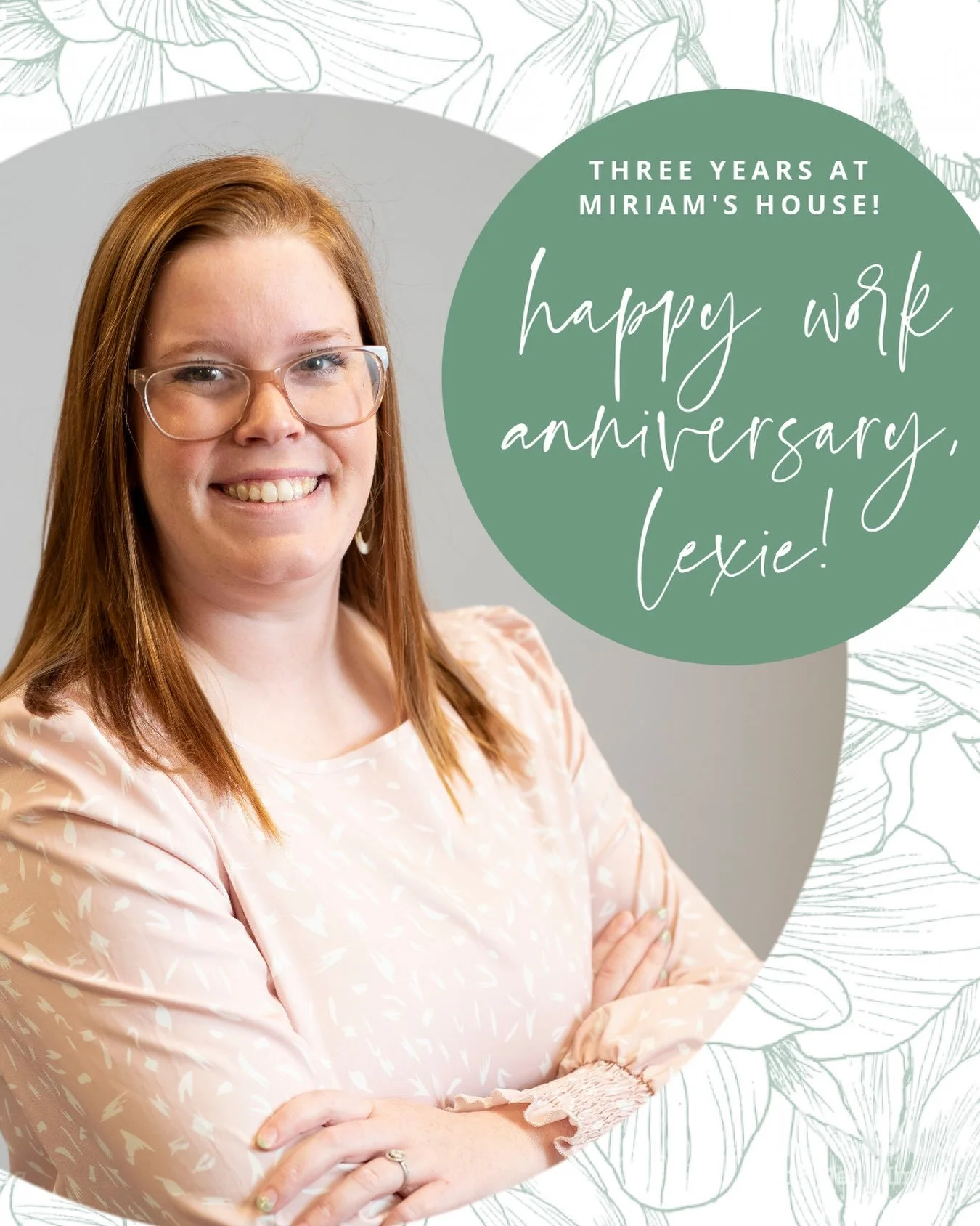 Today, we&rsquo;re celebrating Lexie&rsquo;s 3-year workversary at Miriam&rsquo;s House!
 
Over the past three years, Lexie has made a lasting impact on the lives of families experiencing homelessness. Now serving as our Housing Locator, she works cl