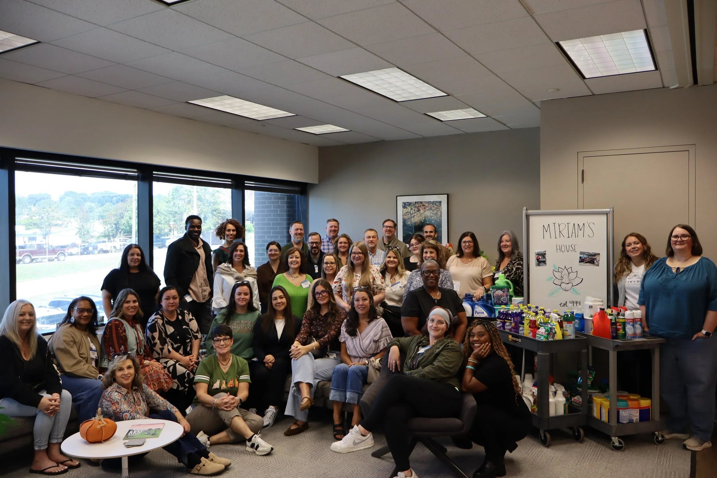 We have some pretty wonderful friends at The Standard!
 
We stopped by their employee picnic again this year and left with carts FULL of items collected by their team for the families we serve! &rarr; Paper towels, laundry detergent, cleaning supplie