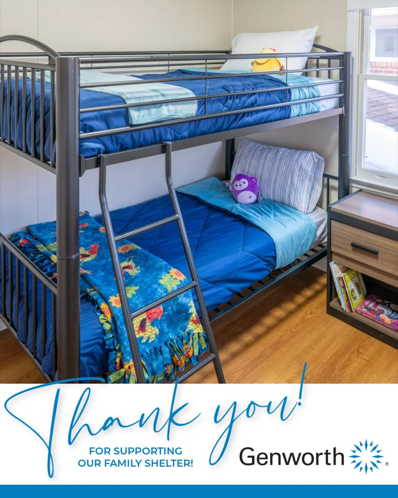 We are thrilled to share that Genworth has awarded Miriam&rsquo;s House a generous $20,000 grant in support of our family shelter!
 
Since opening earlier this year, our shelter has provided a safe, welcoming space for local families experiencing hom