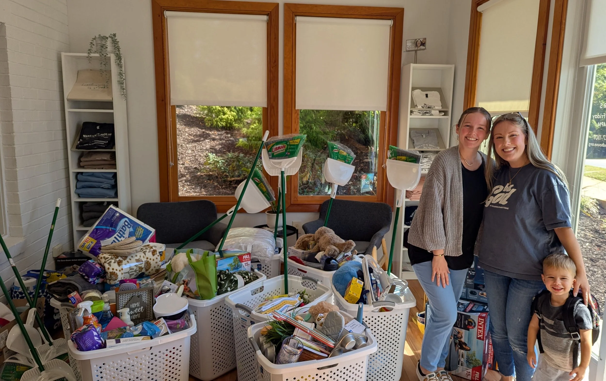 Meghan from Thomas Road Baptist Church&rsquo;s Mom Life group reached out this fall to ask: &ldquo;What would be most helpful for the families you serve?&rdquo;
 
Then this wonderful group got to work assembling 11 overflowing &ldquo;first night&rdqu