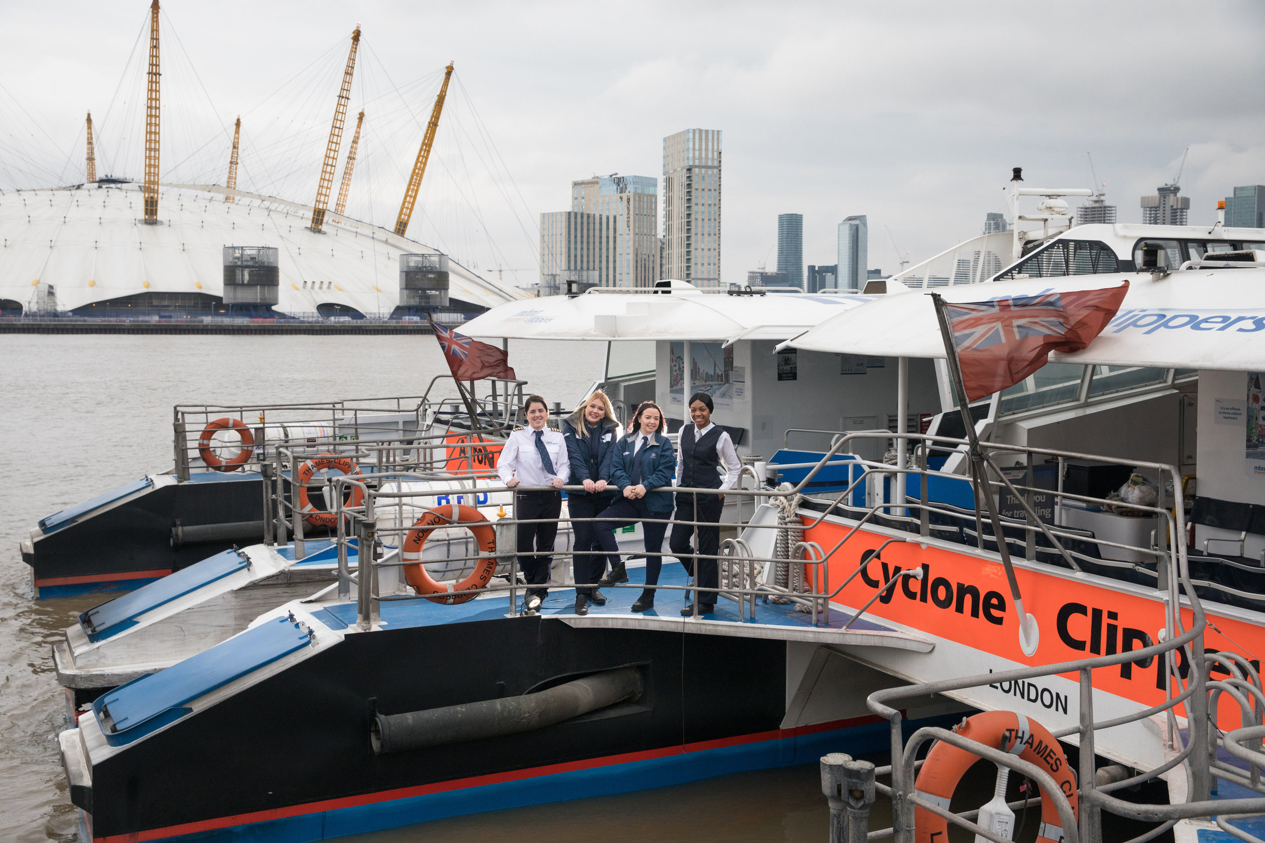 Mbna Thames Clippers Embrace Iwd 2018 With An All Female Crew — Women In Transport