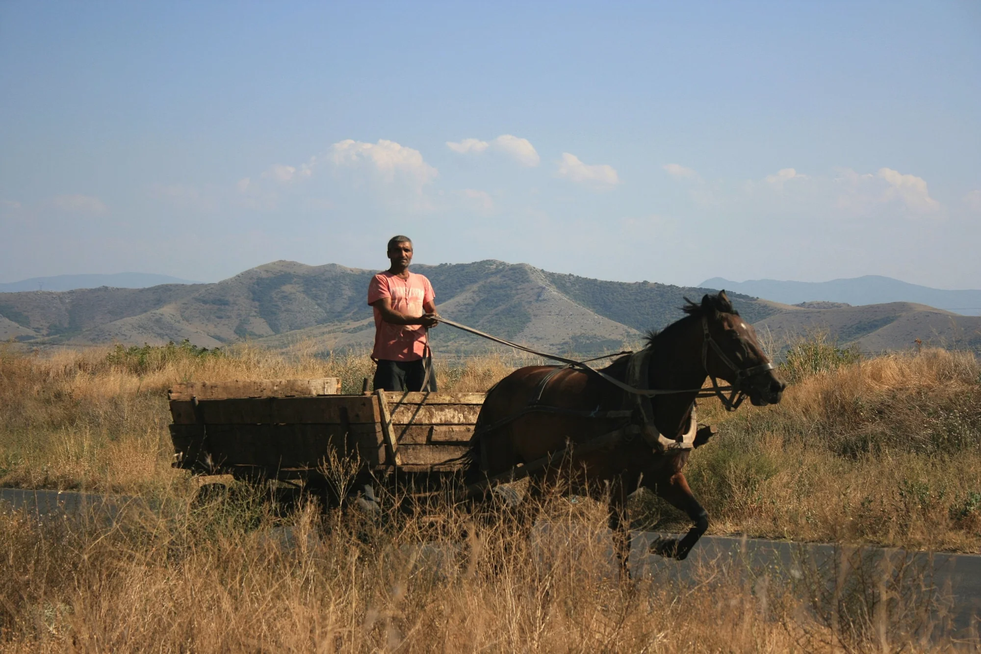 Bulgarian 'charioteer' near Pazardzhik, Bulgaria
