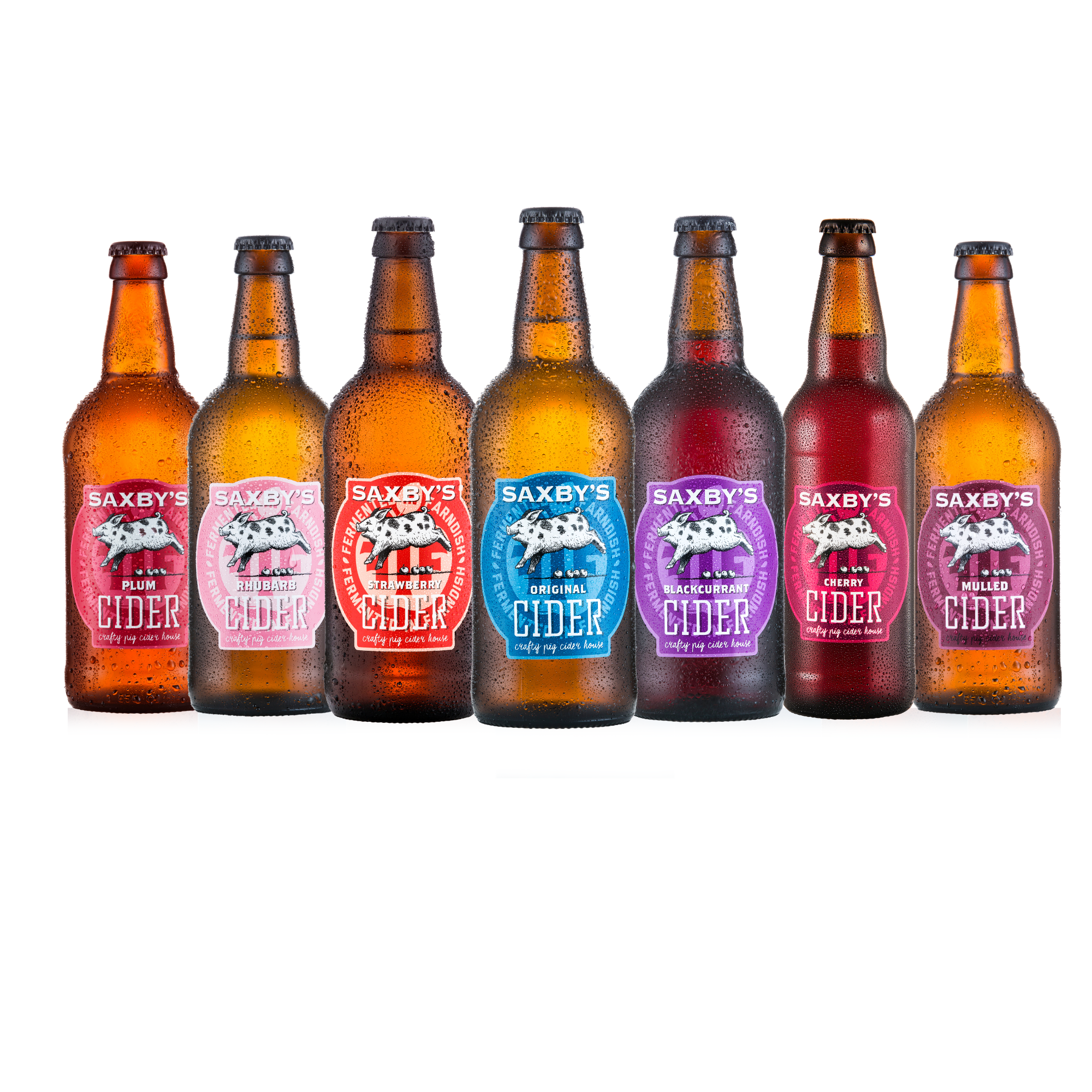 Saxby's Cider - Mixed Case of 12 *CHERRY & STRAWBERRY TEMPORARILY OUT OF STOCK*
