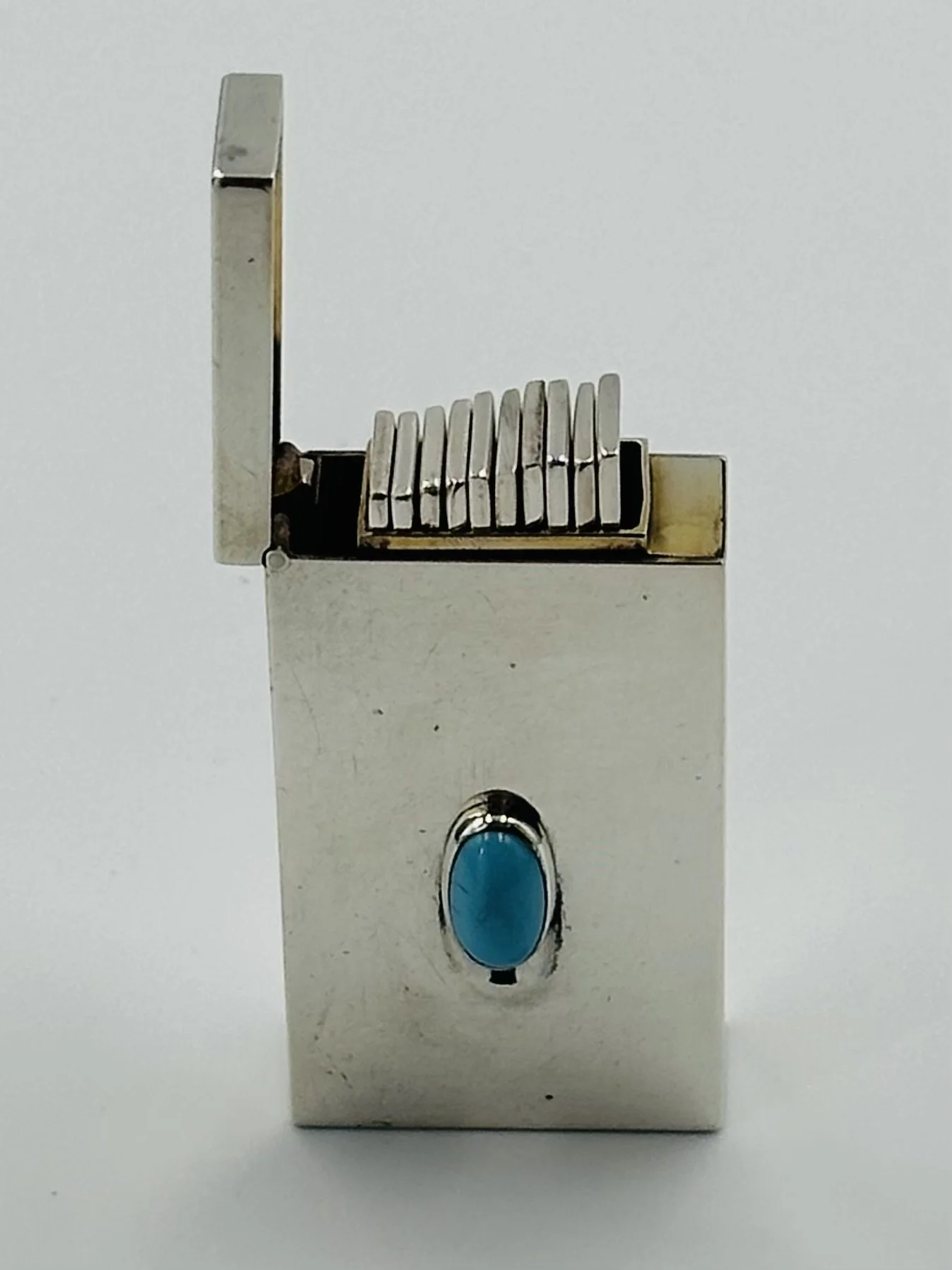 Asprey Silver and Turquoise Butt Markers