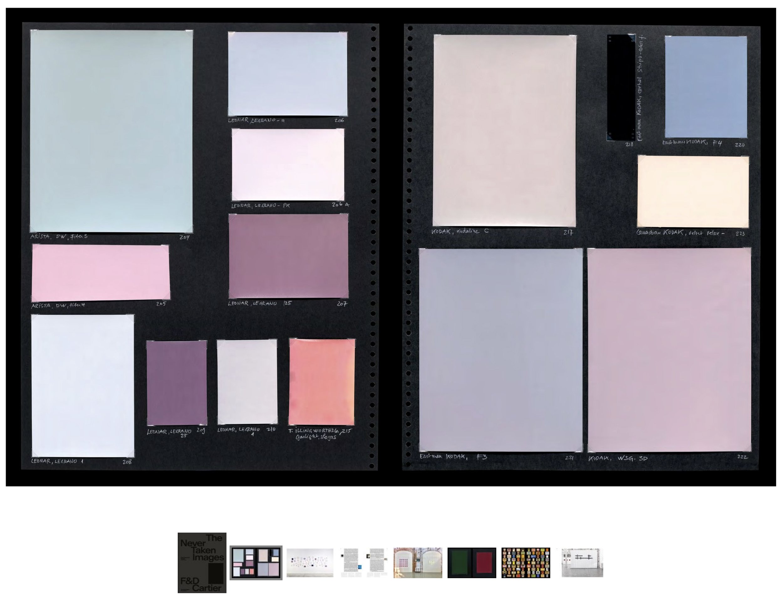 New Publication by Scheidegger & Spiess Zurich    F&D Cartier  "THE NEVER TAKEN IMAGES"