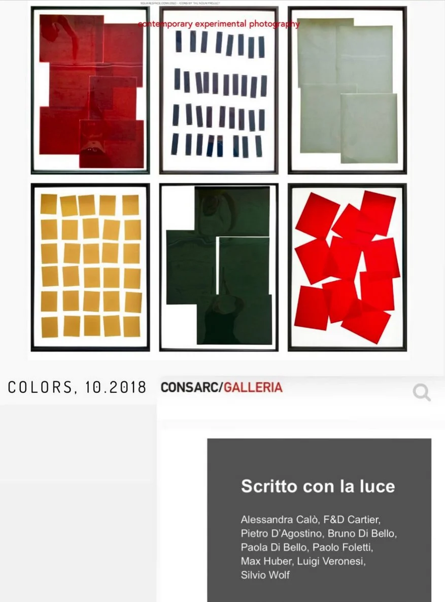 CONSARC/GALLERIA CHIASSO     "SCRITTO CON LA LUCE"    apertura 31 maggio 2026 ore 11-13 