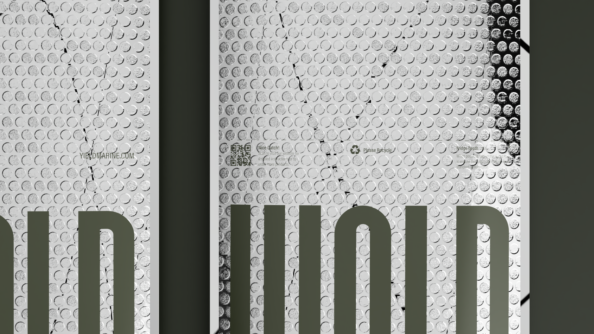 Yield_bubble pouch_grn on chrome_detail.png