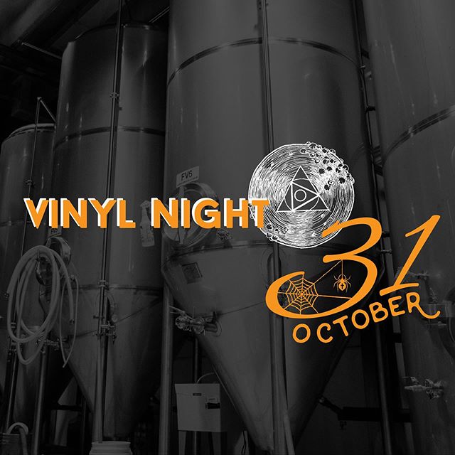 Join us for a spooktacular October edition of Vinyl Night 🎃 @barnaclerecords will be spinning records from 7pm - 9pm 💀 costume contest with door prizes, so dress your best!