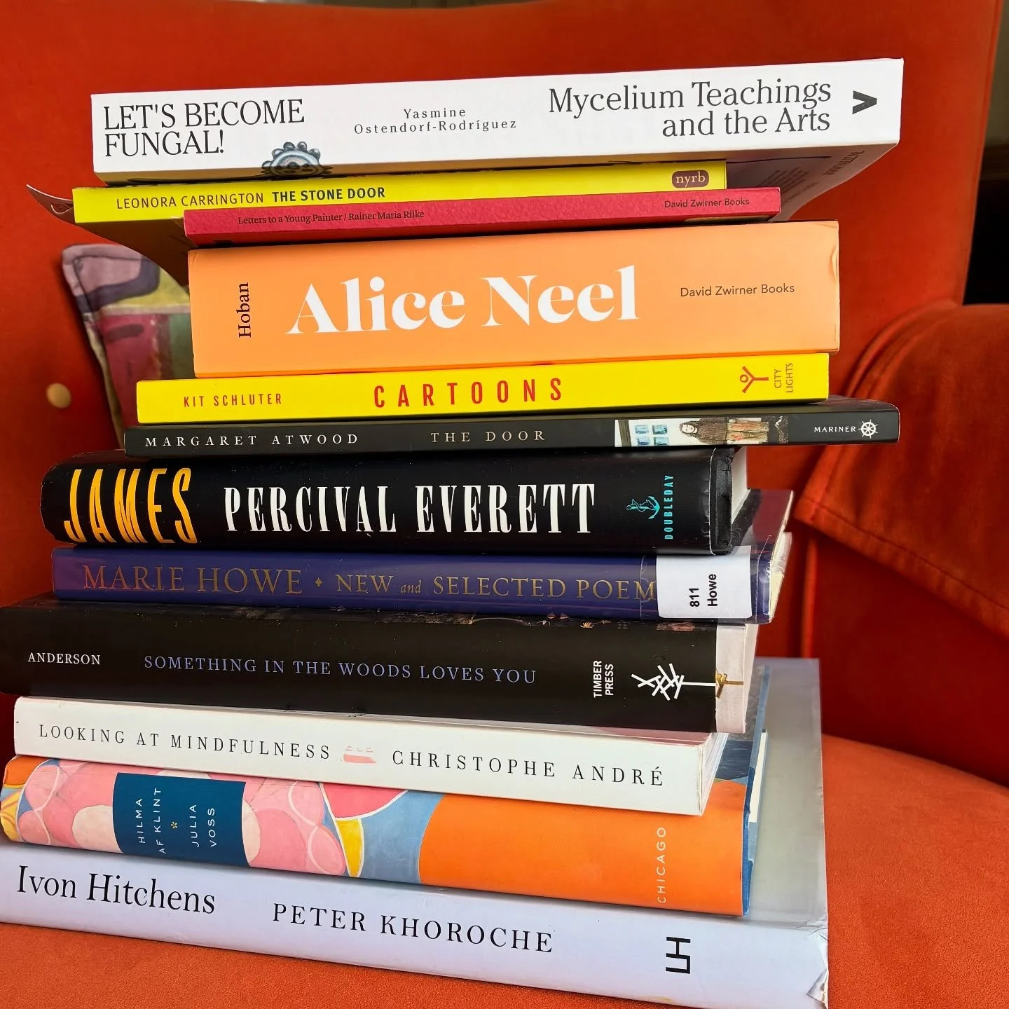 The reading pile looking forward. Almost finished with Ocean Vuong&rsquo;s Emperor of Gladness. Highly recommend for the drop into its sad but also funny, (literally have laughed out loud) quirky, and thoughtful world of resilience and deeply felt lo