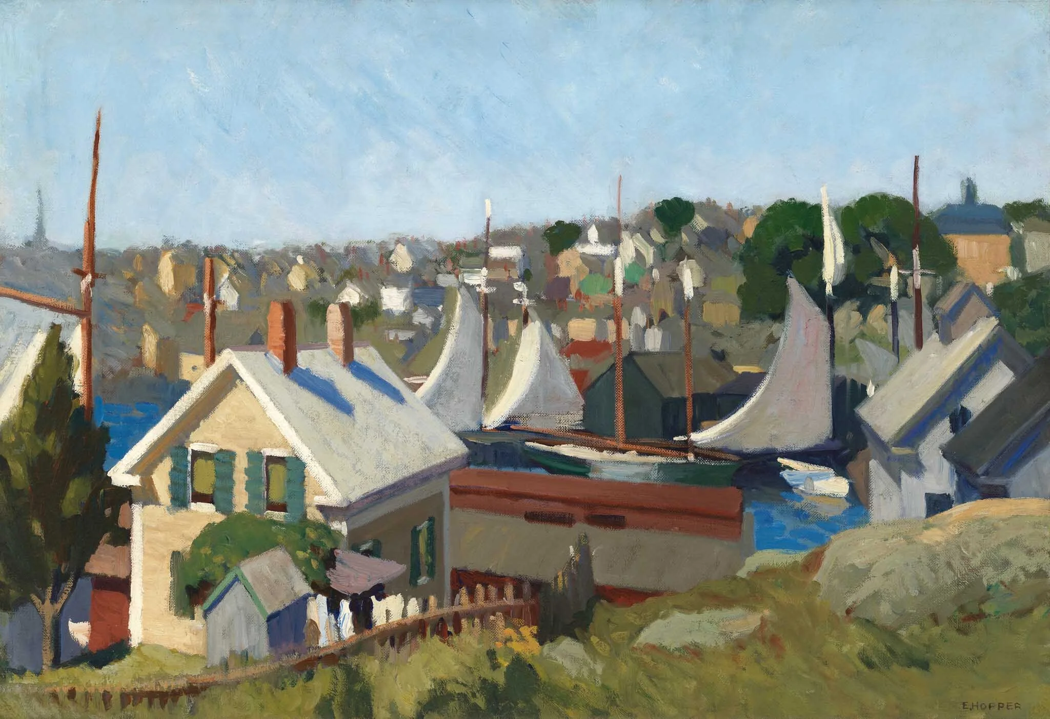 Edward Hopper, Gloucester Harbor (1912)
