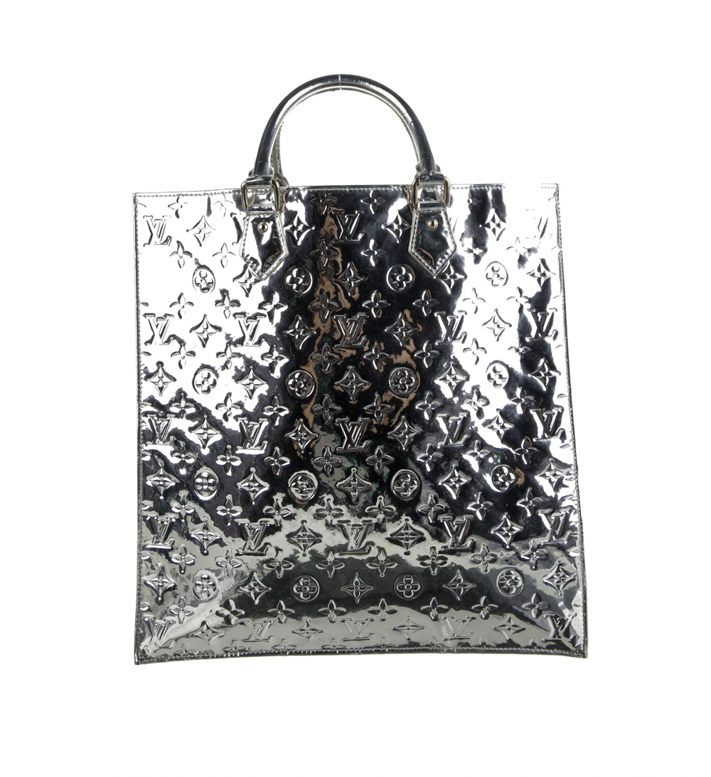 Louis Vuitton Monogram Miroir Sac Plat Silver Tote 2LVS717K