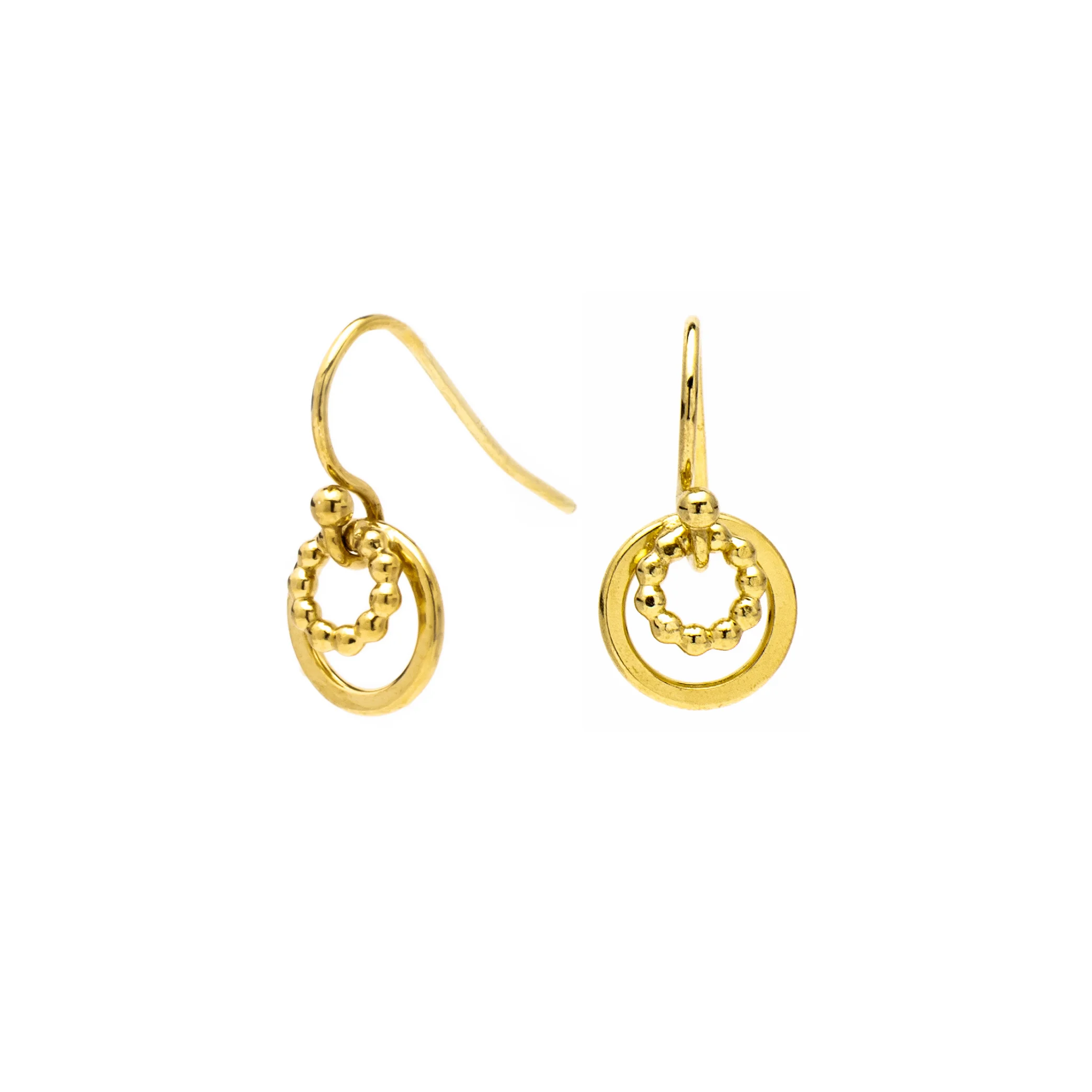 Double Circle Stud Drops Yellow.jpg