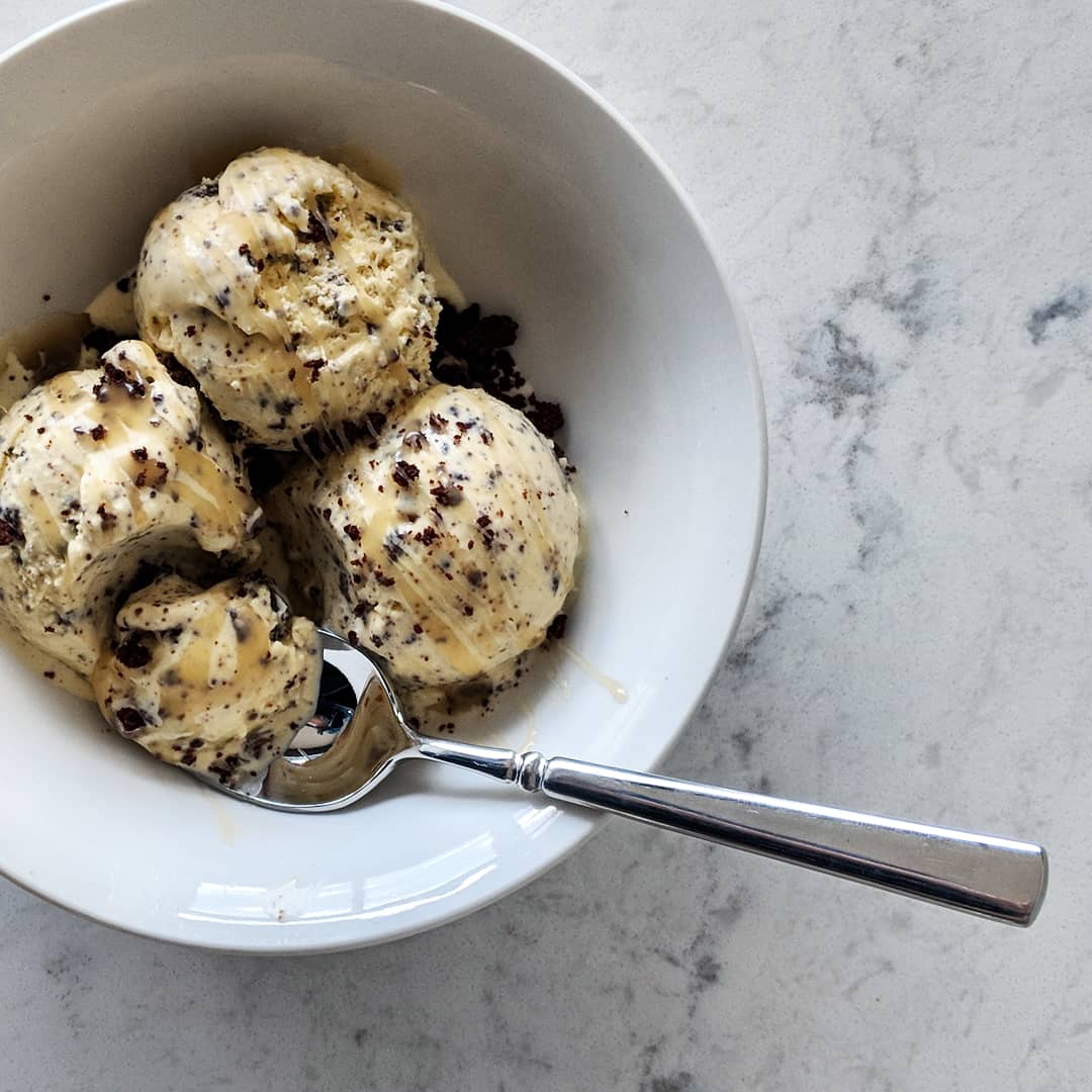 RECIPE: Malted cookies and cream ice cream for the ice cream fiend in my life