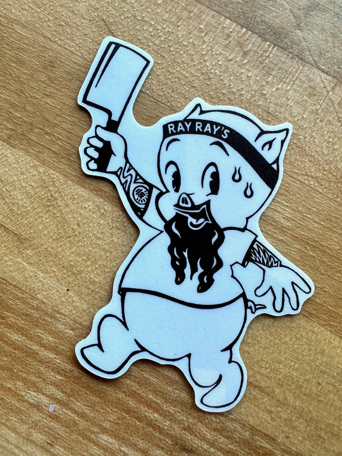 Meat Sweats Pig Sticker