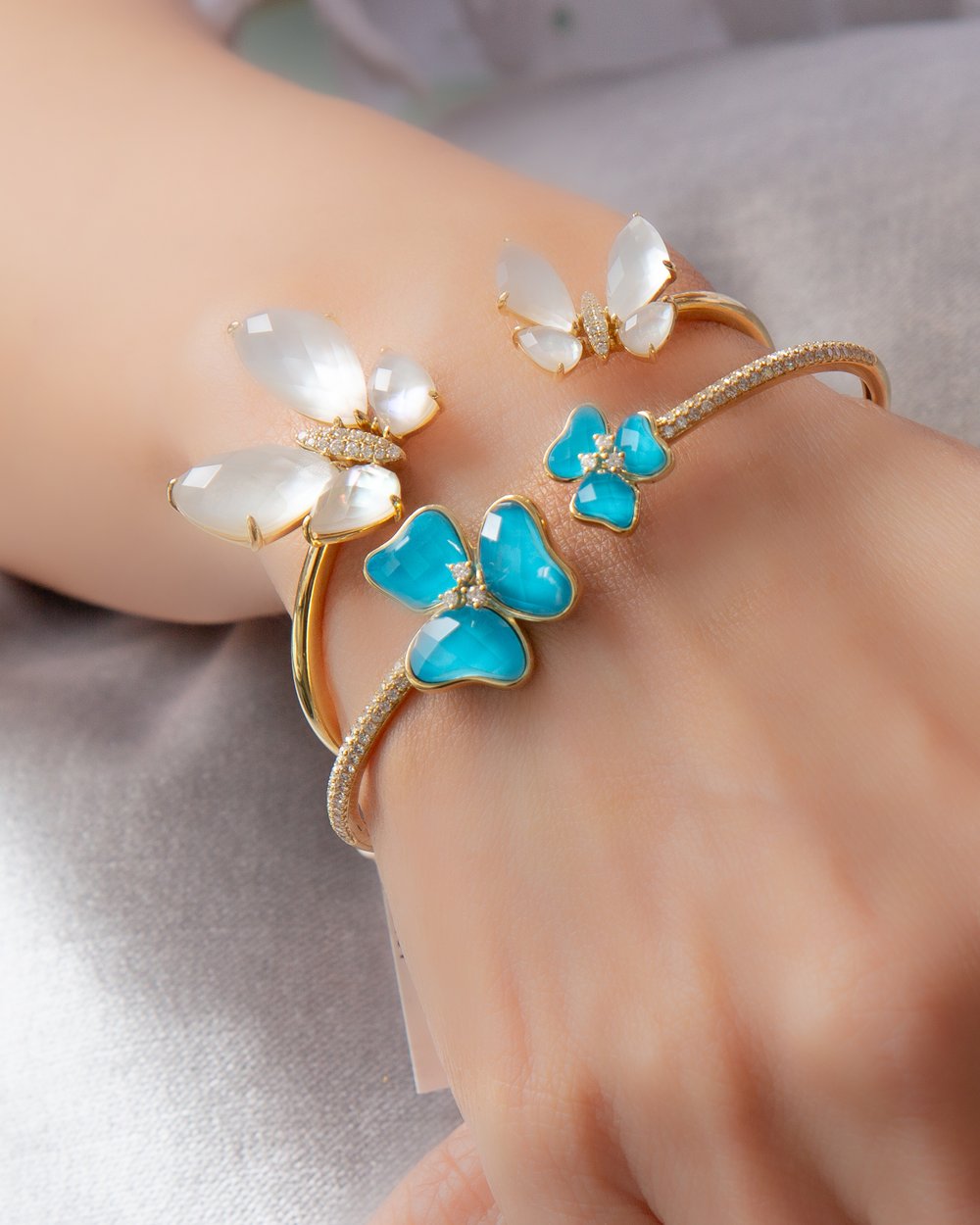 Remembrance Bracelet using Flower Petals - FENNO FASHION, LLC