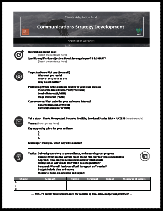Amplification Worksheet