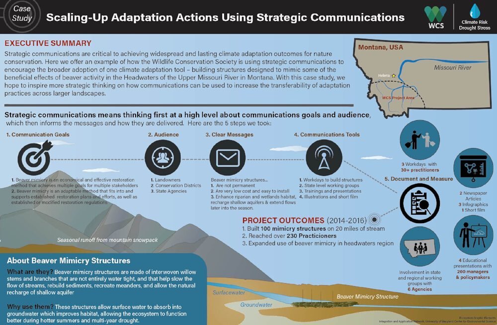 Bringing climate adaptation to scale requires a well-developed strategic communications plan. Don't know where to start? Our website has a guide to help you out! https://www.wcsclimateadaptationfund.org/strategic-communications