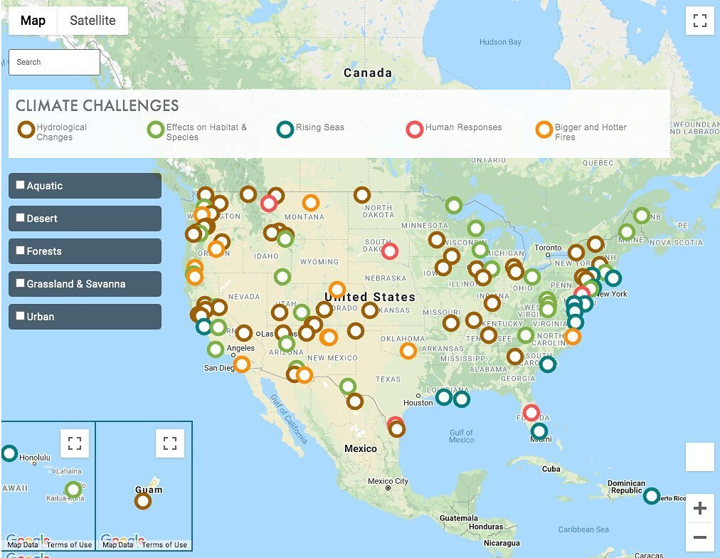 With climate change driving hotter temps across the US, many areas are looking at an increased risk of drought and fires. For real, tested solutions to these threats, check out our project map and explore projects across different ecosystems/geograph