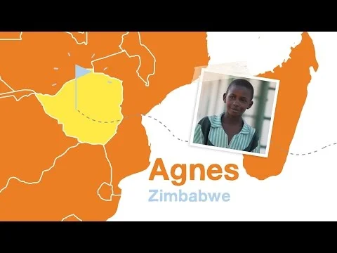 Agnes in Zimbabwe now has access to clean water