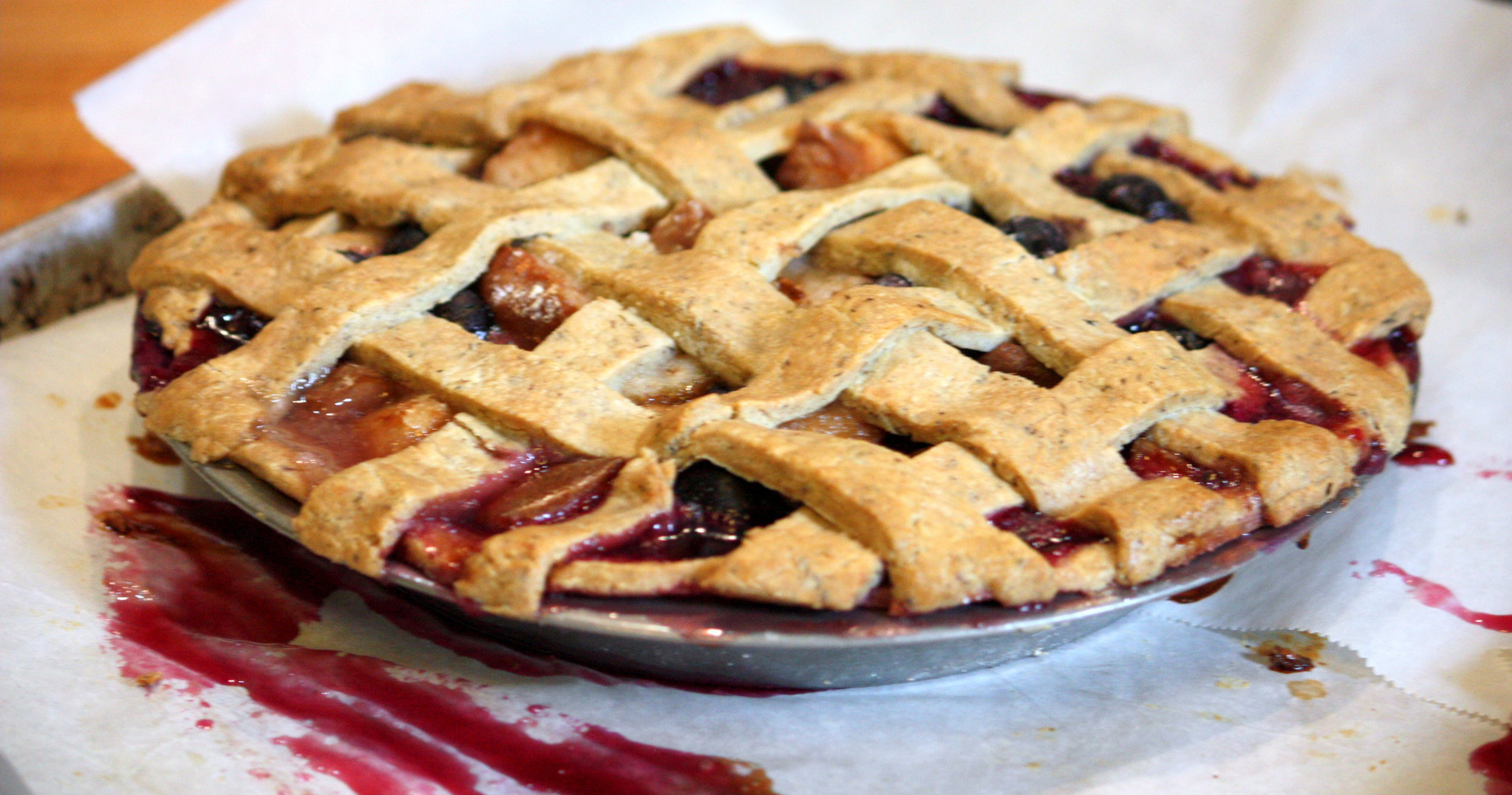 Blueberry Pear Pie