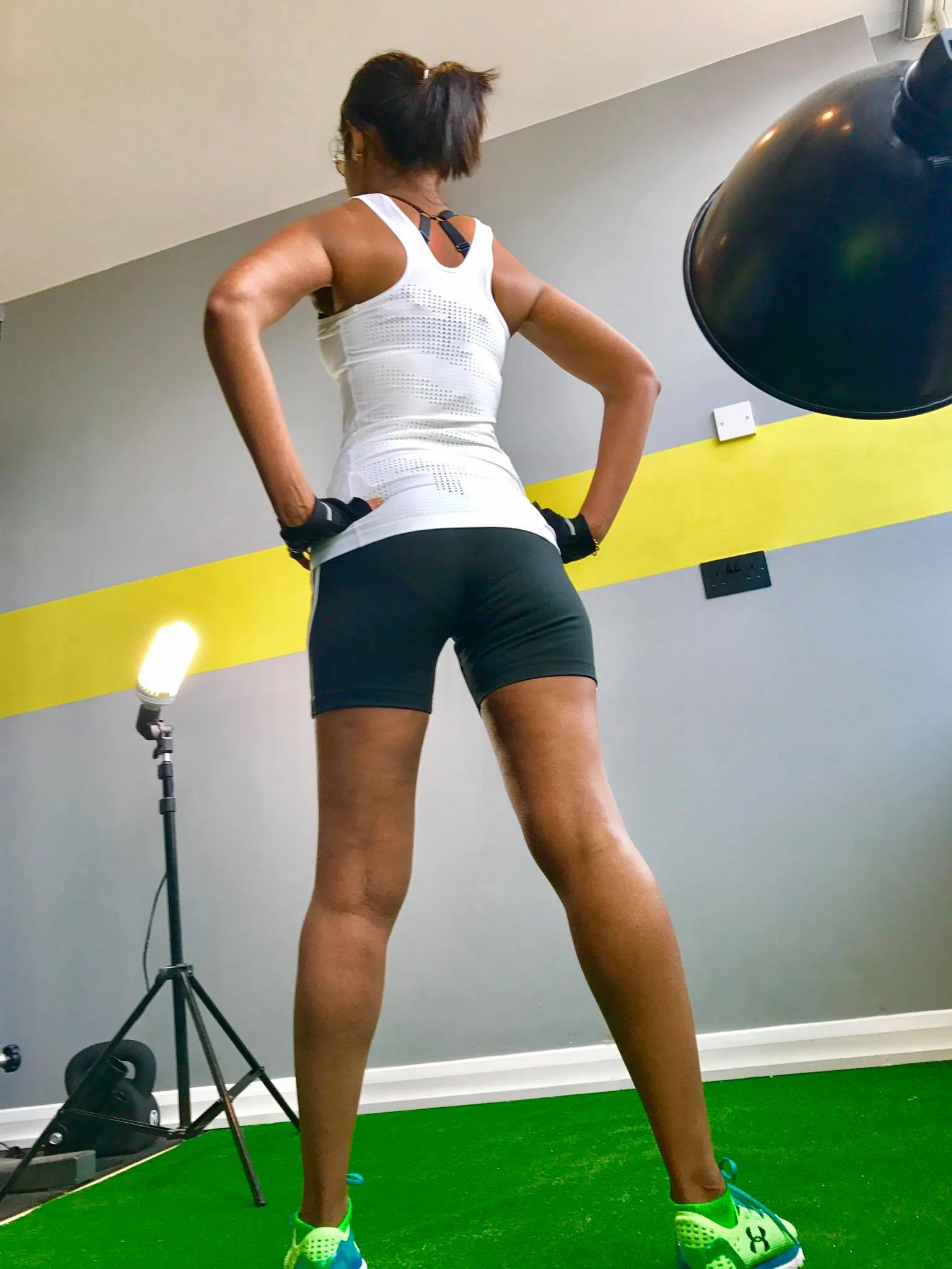 Full body shot to show profile