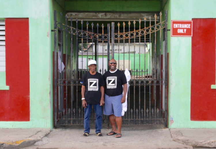 Troy & Herman Taylor at St. Kitts Market