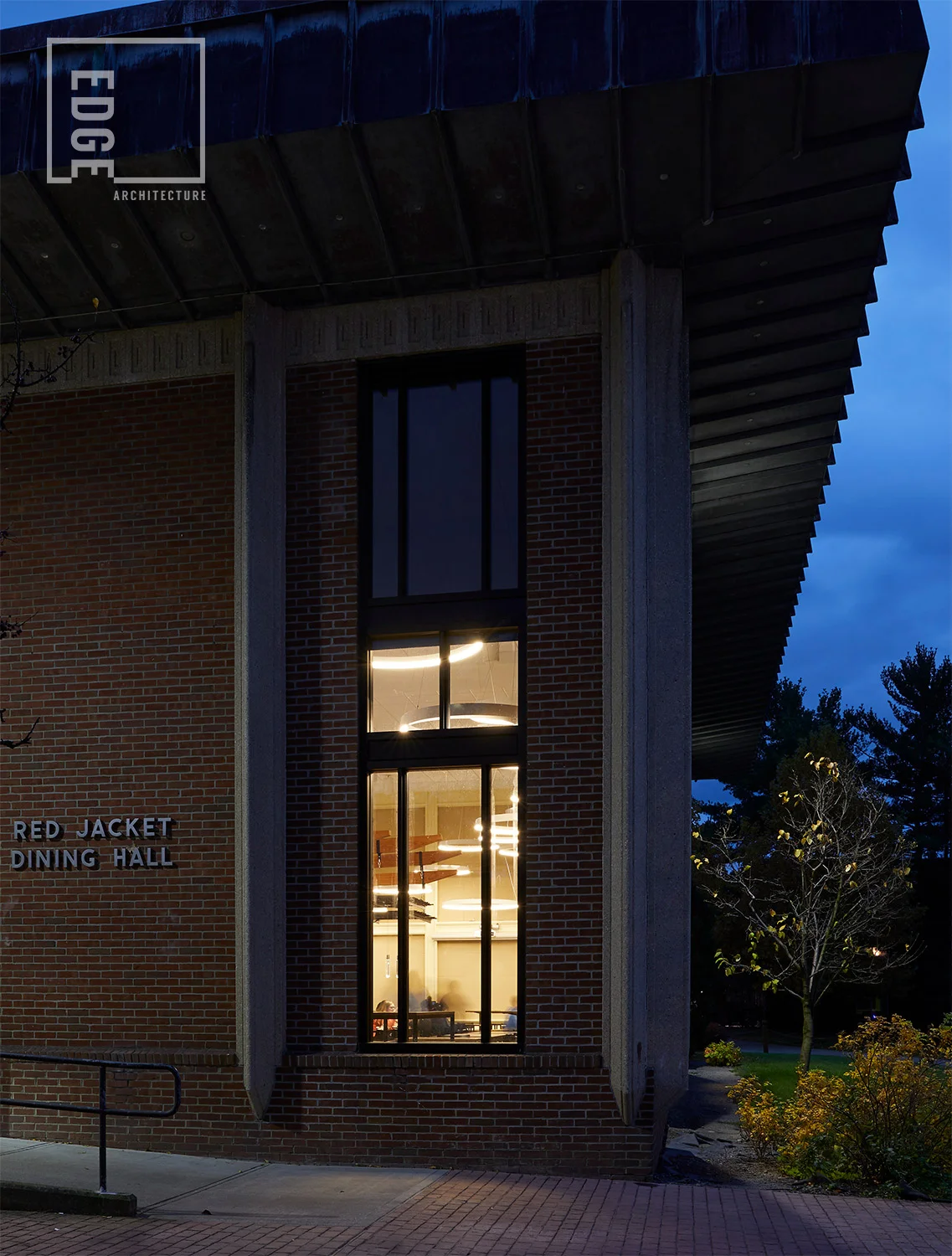 Red Jacket Dining Hall, Exterior Entrance | SUNY Geneseo
