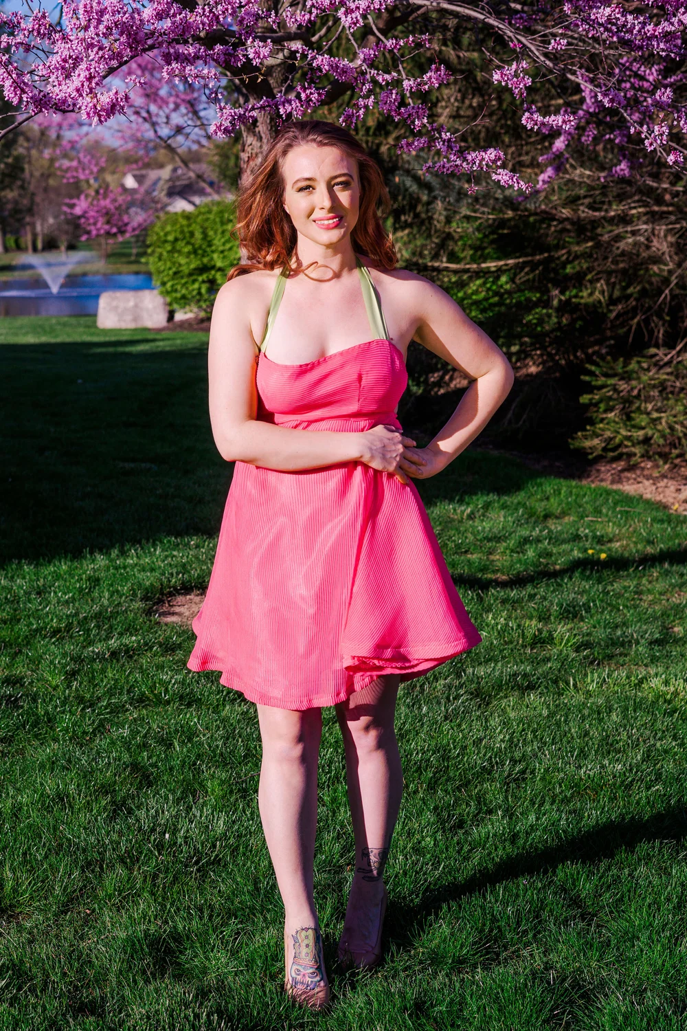 hot pink cocktail dresses Sparkly Hot Pink Sequins Off Shoulder Prom Dress, MP956 main image 0