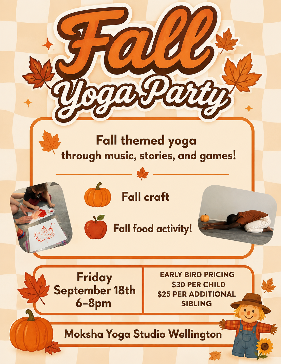 Kids Yoga Fall Themed Party