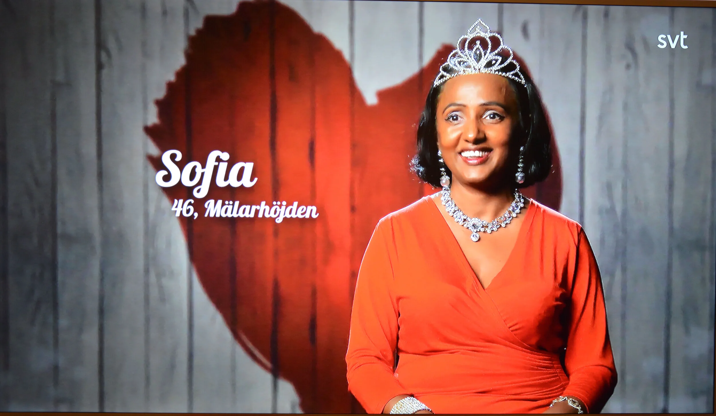 Sofia in the TV -show "Första dejten" watch the show!