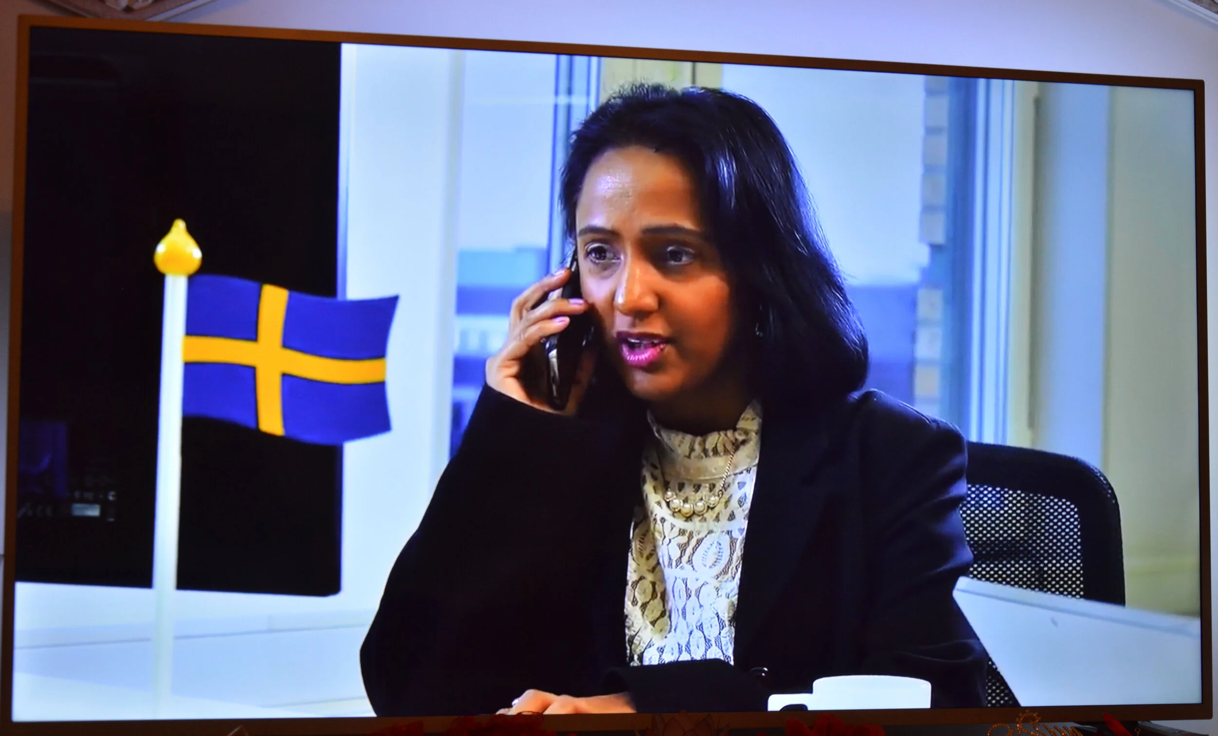 Sofia has been in the shortmovie "vem har sett julomten?"