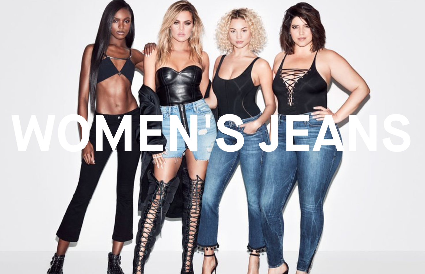 Good American's Women's Jeans campaign featuring models of all sizes