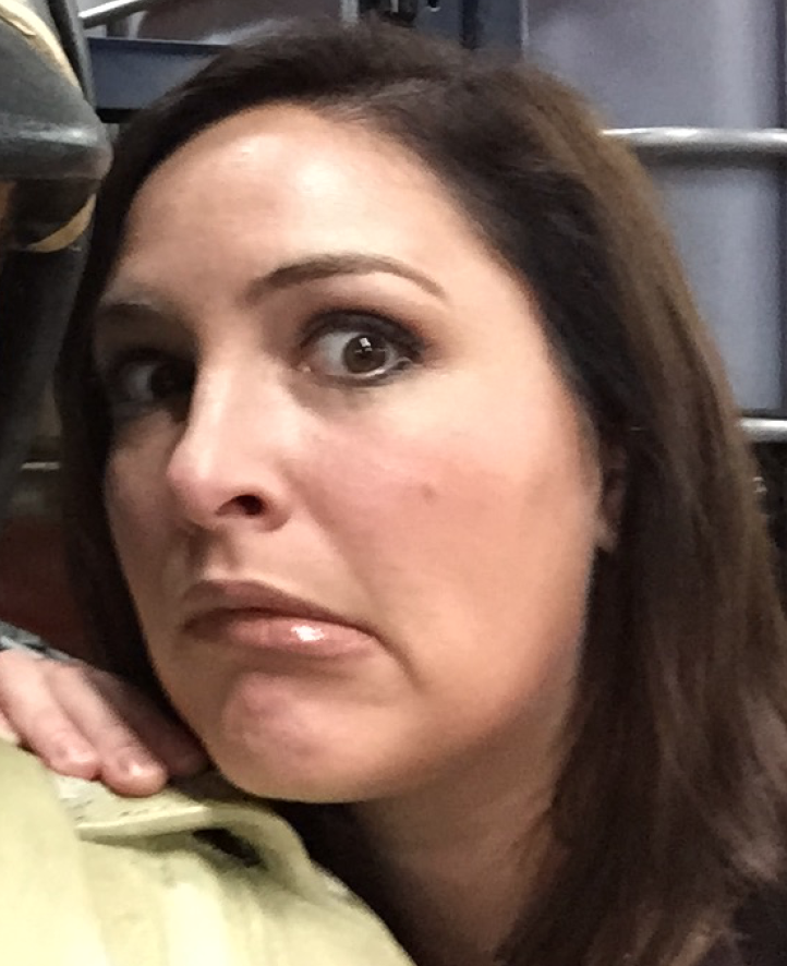 My poker face.