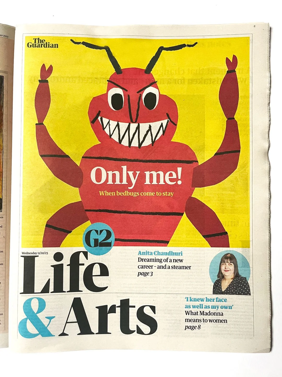 The Guardian G2 Bed Bugs Cover Illustration — Neasden Control Centre