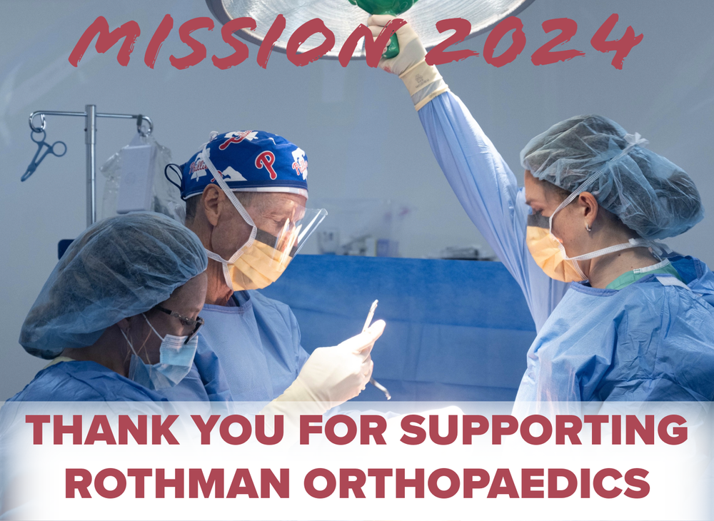 Rothman Donation Confirmation — Operation Walk Pittsburgh