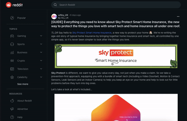 Reddit Feed