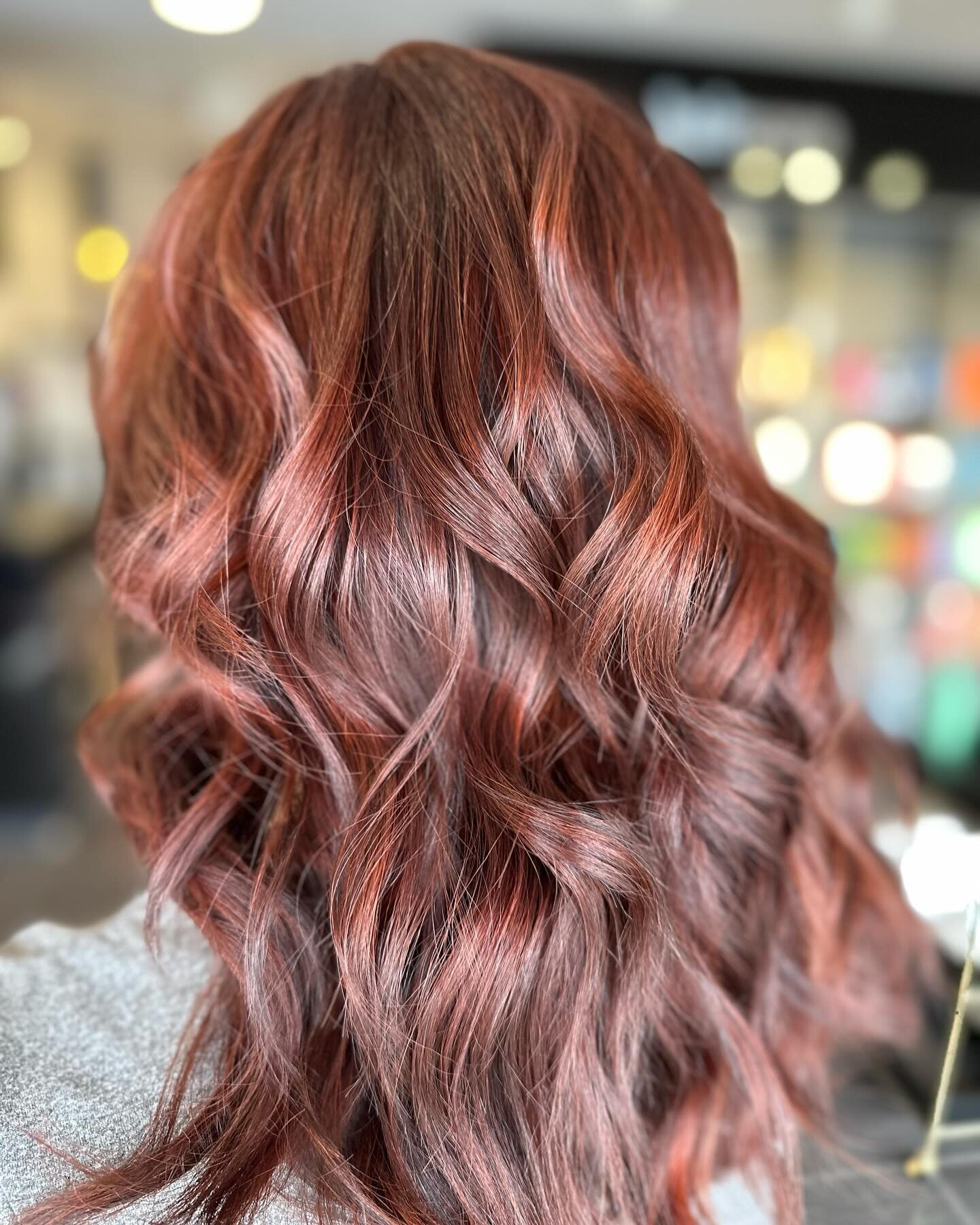 ~ copper red ~ global colour ~ long layers ~ beachy waves ~  #moncton #monctonNB #NB #newbrunswick #explorenb #dieppe #shediac #riverview #monctonhairstylist #newbrunswickhair #newbrunswickstylist #monctonhairsalon #eastcoasthair #supportlocal #atlan