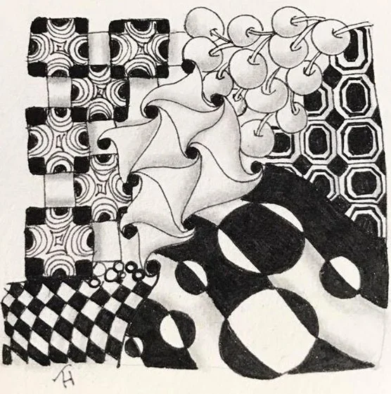 Each artwork is made with deliberate strokes.