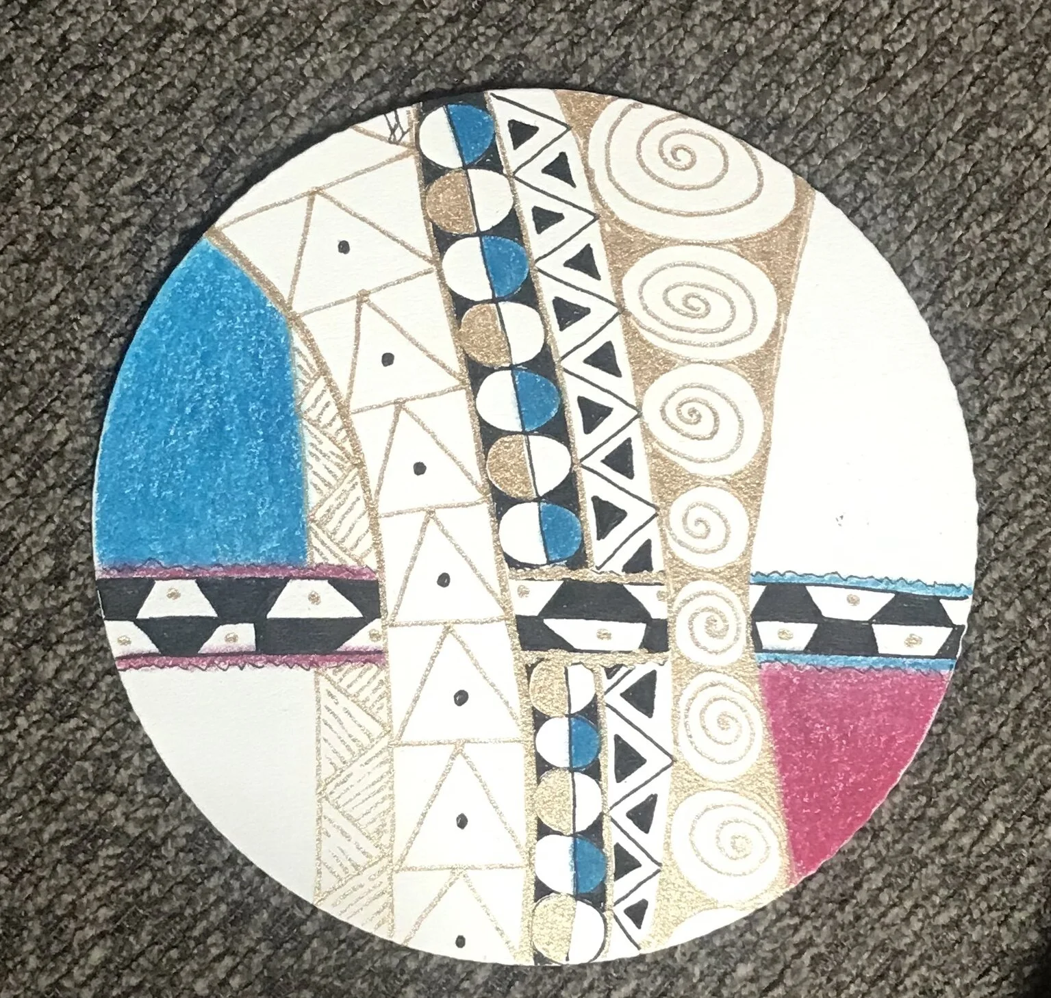 Pattern Drawing Klimt-Style