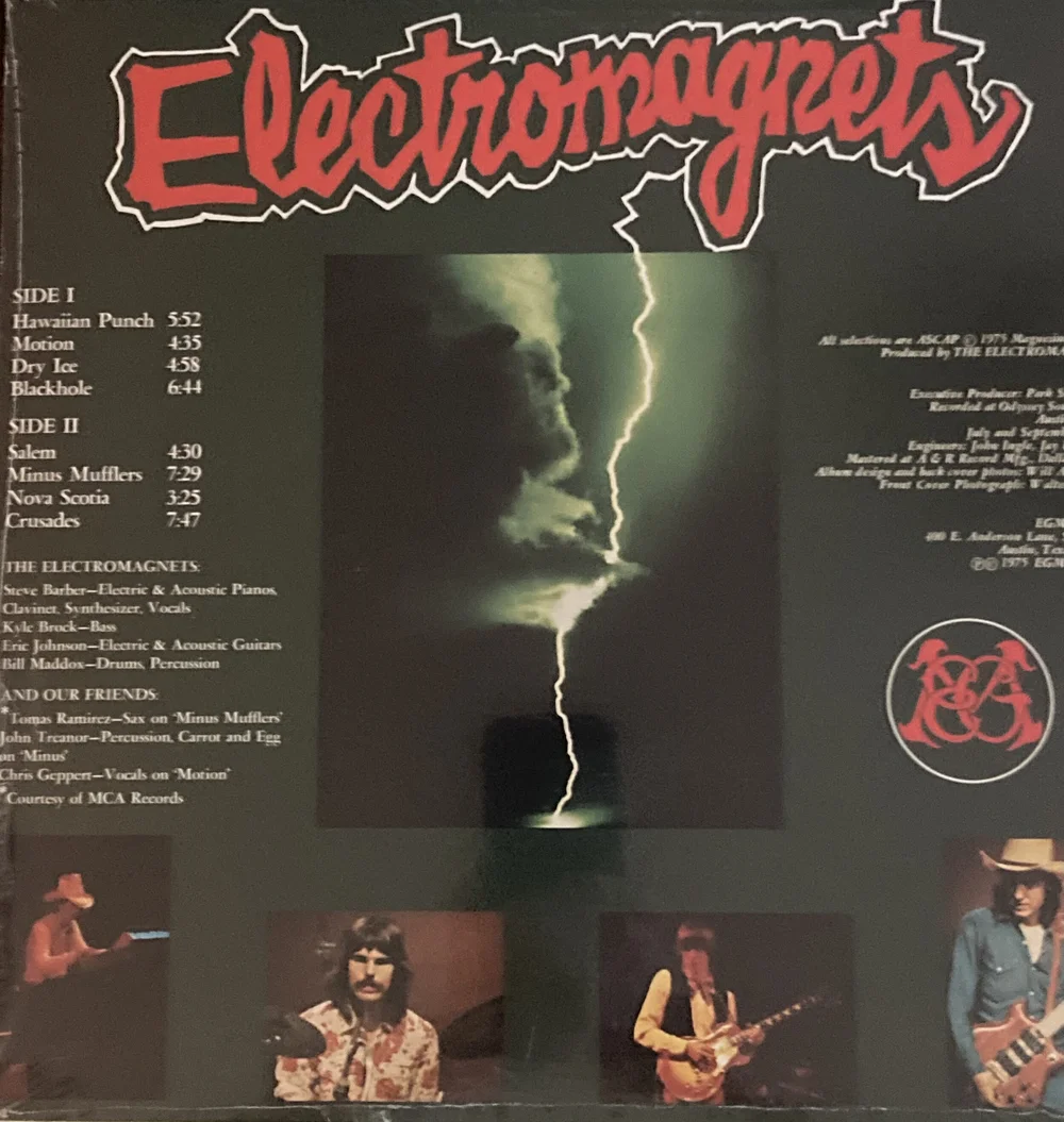 Sealed Electromagnets LP with Vintage Bumper Sticker and Publicity