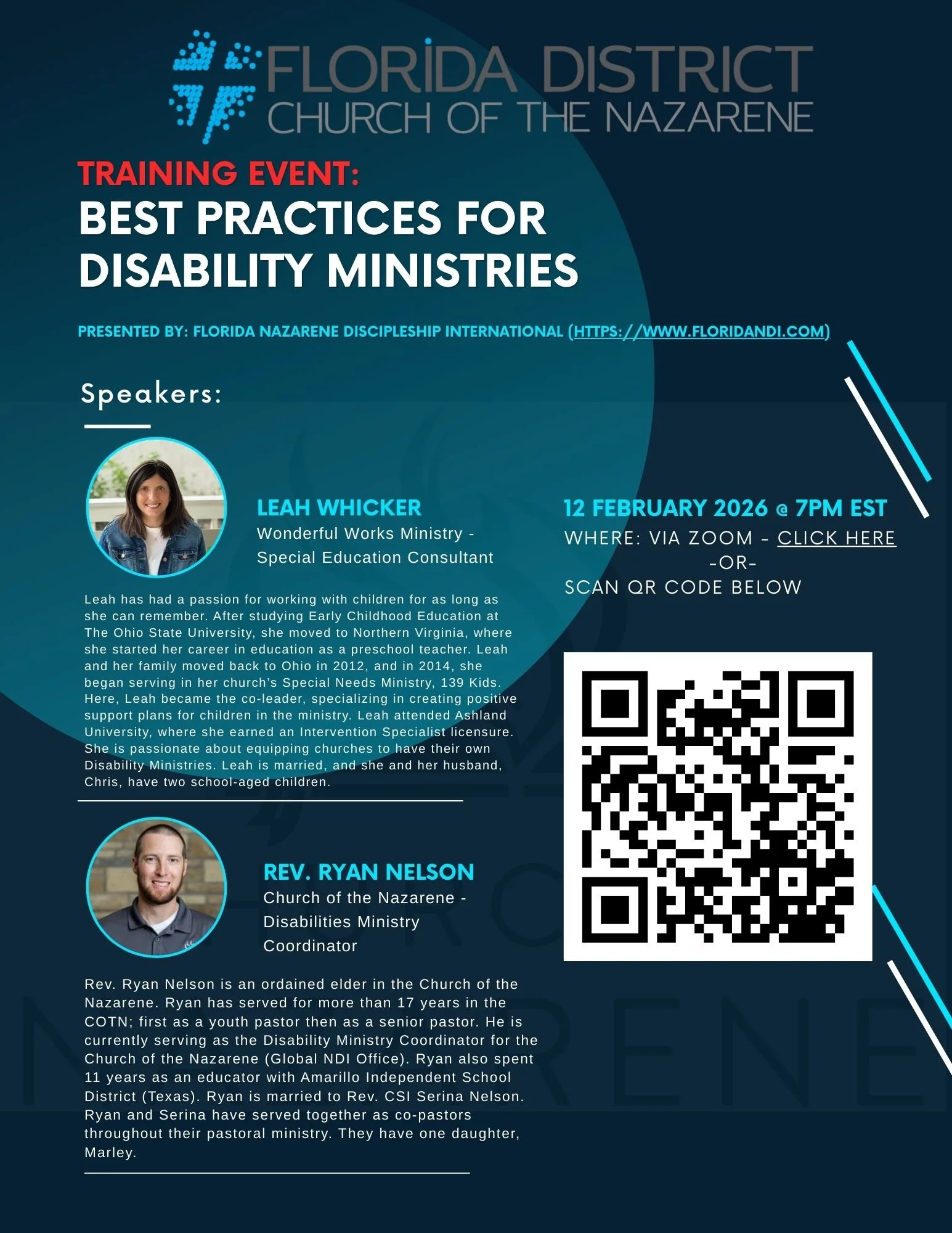NDI - Best Practices for Disability Ministries - Webinar Training