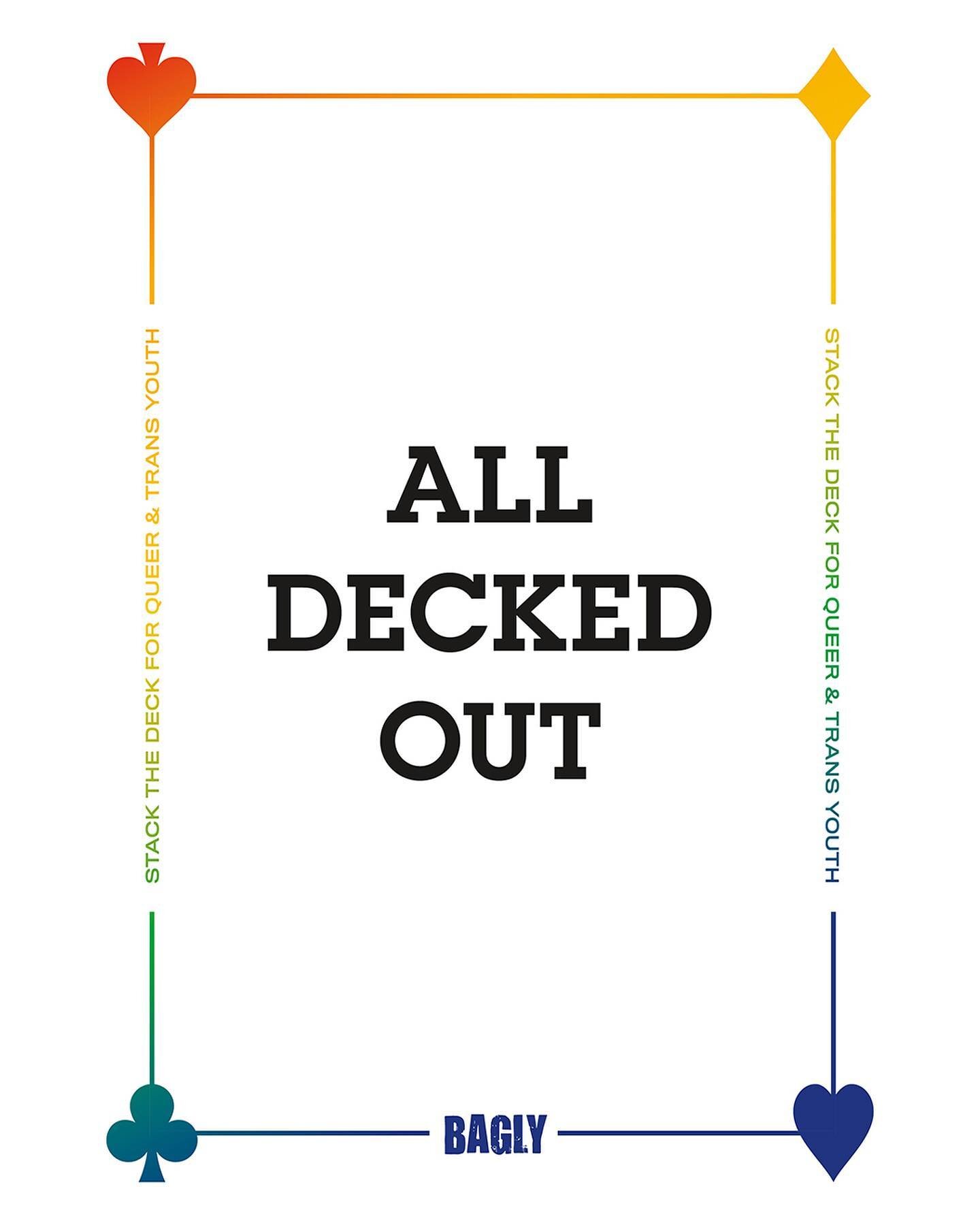 We&rsquo;re laying all our cards out on the table for Youth Pride this year. Come find us on Saturday and look for our exhibit, &ldquo;All Decked Out.&rdquo; That&rsquo;s all we&rsquo;re going to say for now. Don&rsquo;t want to reveal our cards too 