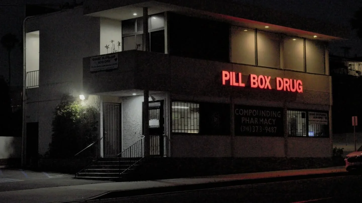 This drug store looks like they're up to no good. I' m not saying they are, but the name and the look...🤔 - Digital Ninja®