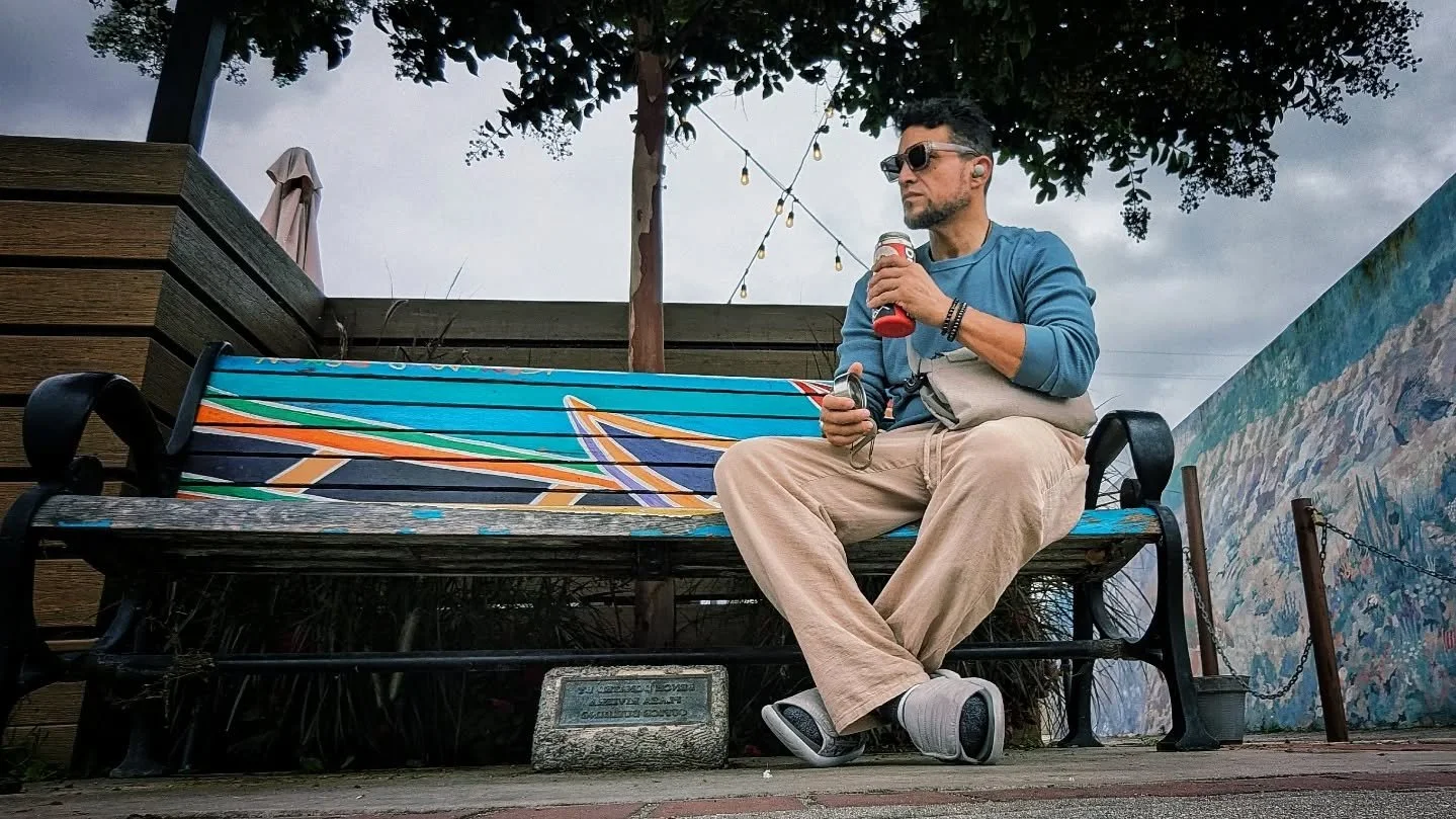 Made my own coffee. 
Found a bench. 
Taking it easy...
-Digital Ninja®