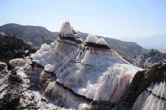 Jashak salt dome in Bushehr Province, Iran.