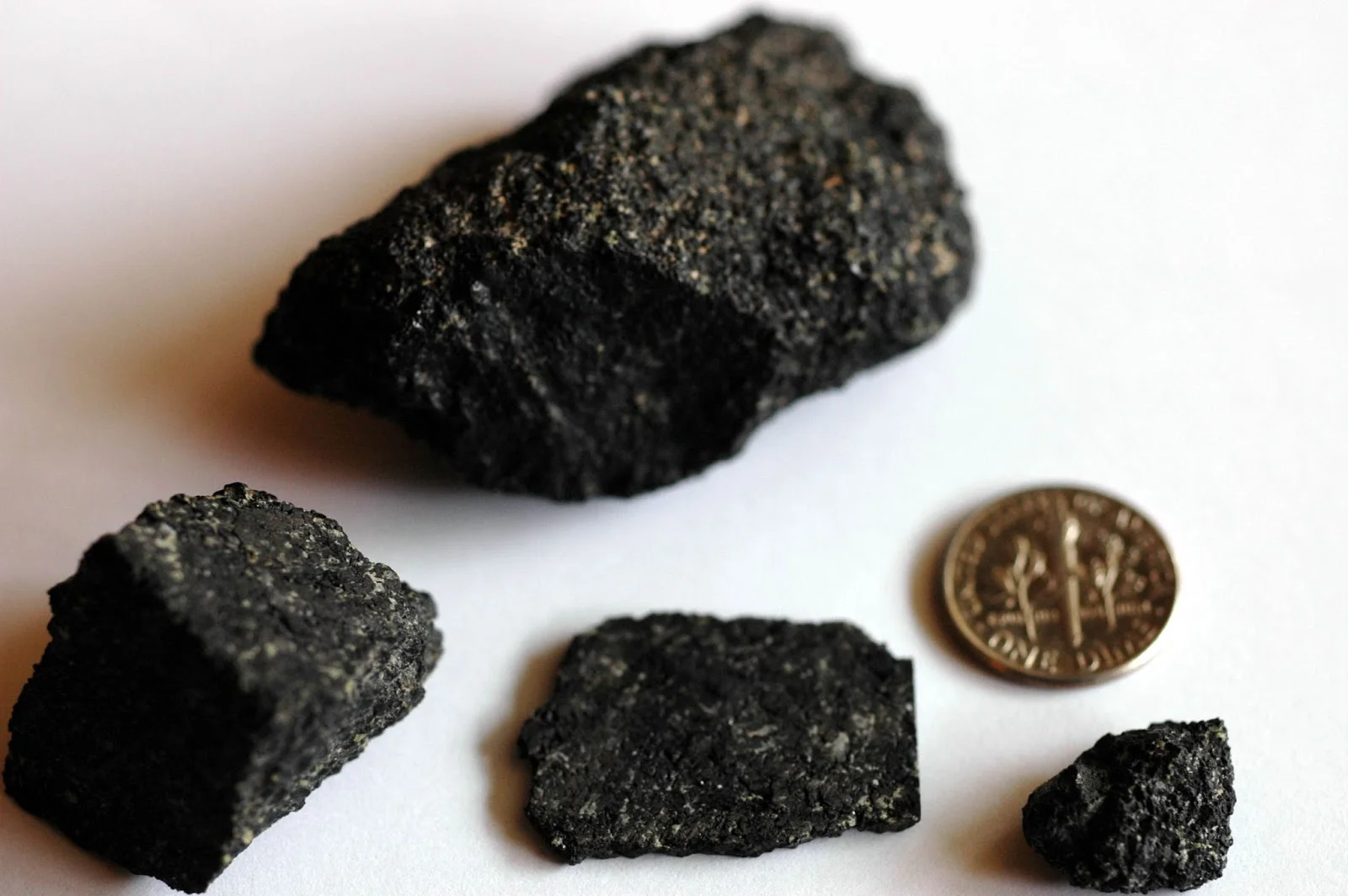Chassignite; one of three Martian meteorite types analyzed by Dauphas and Pourmand in 2011. The others being Shergottite, and Nakhlite. These are not the exact samples used in the study. Photo Credit: Bruno Fectay & Carine Bidaut
